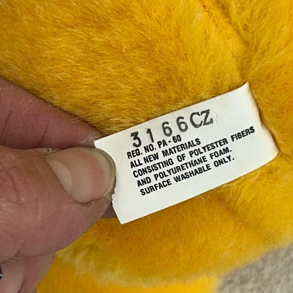 Yellow Plush Bear with Red Shirt